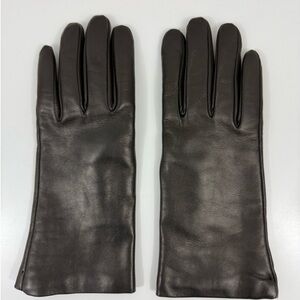 Giada Parisi Black Leather Gloves